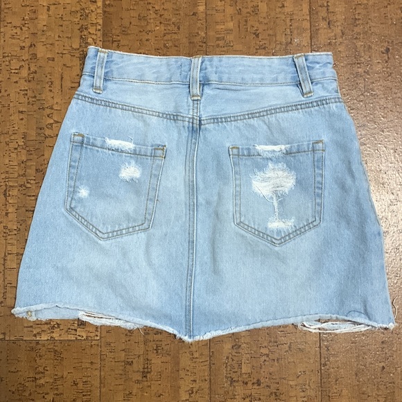 Blue notes denim jean skirt - Picture 5 of 8